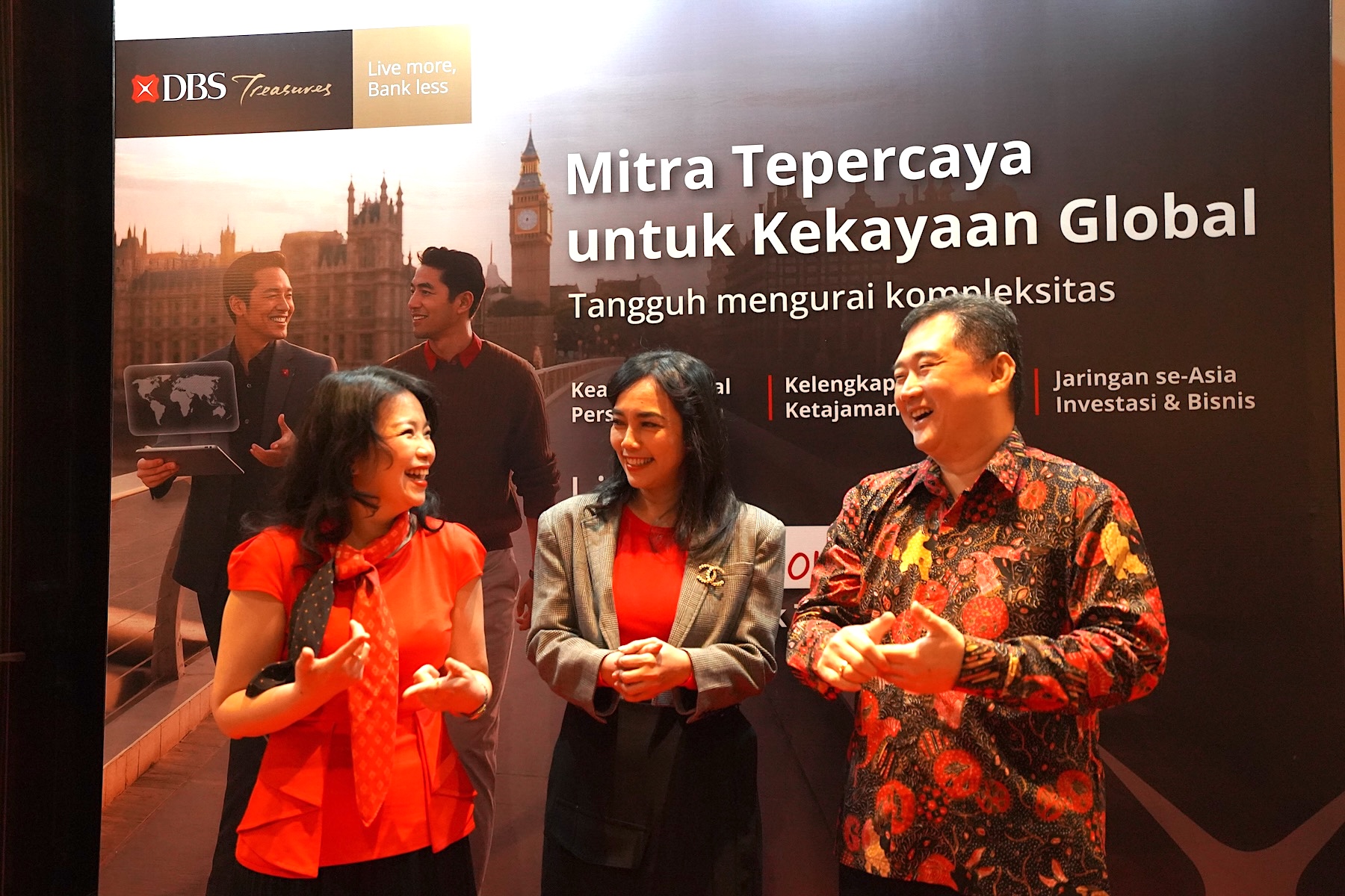 Jumlah AUM Naik 39%, DBS Treasures Kokohkan Posisi   sebagai Mitra Tepercaya dalam Pengelolaan Kekayaan Global 