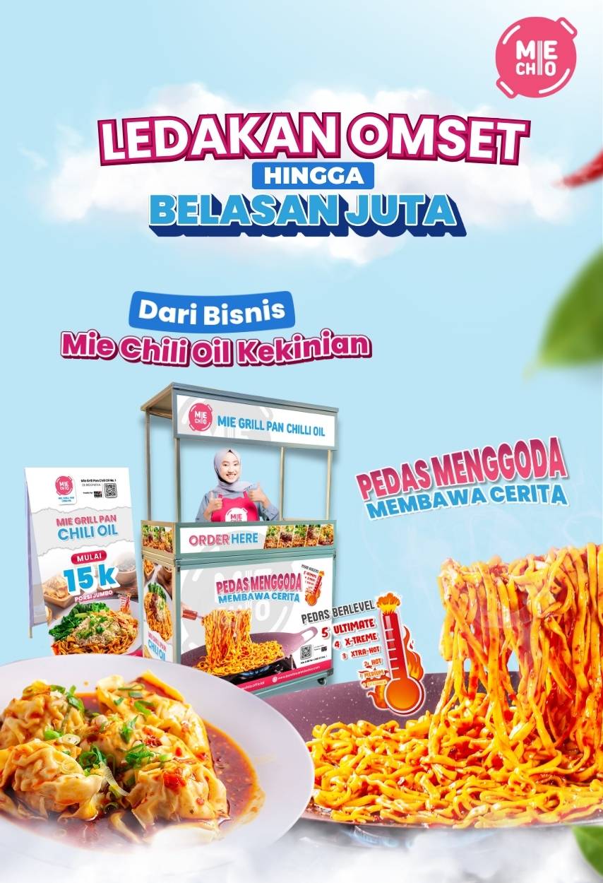 Mie Grill Pan Chili Oil yang Pedasnya Menggoda, Omzet Belasan Juta!