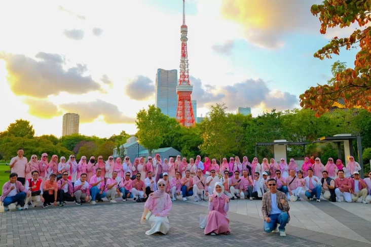 Inara Rusli Temani 70 Distributor Norway dalam Perjalanan Inspiratif ke Jepang