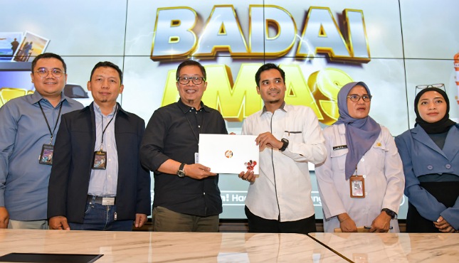 Pegadaian Gelar Pengundian Badai Emas 2025 Periode 1, Hadirkan 900 Hadiah untuk Nasabah Setia