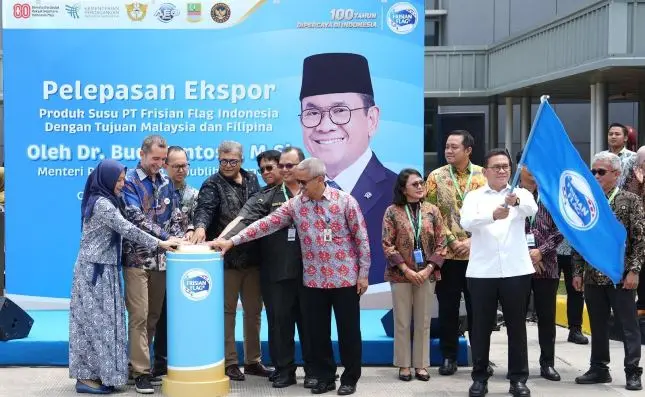 Mendag Lepas Ekspor Susu Frisian Flag Indonesia ke Asia Tenggara