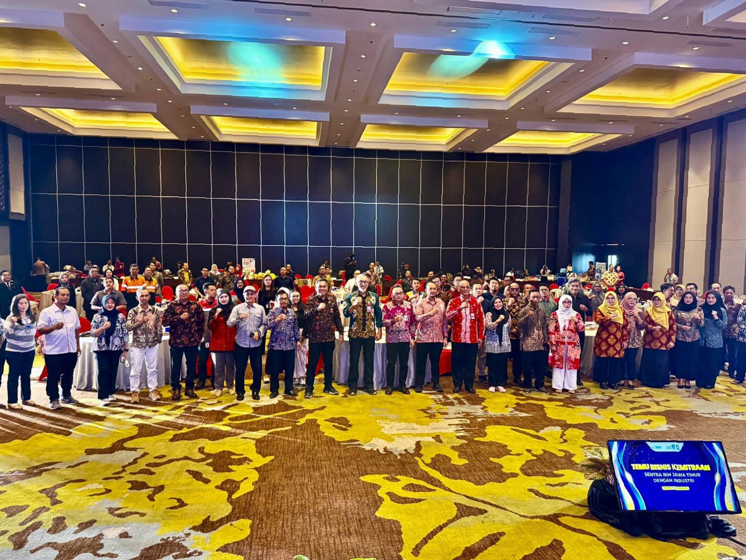 Disperinaker Bangkalan Dorong IKM Tembus Pasar Industri Besar Lewat Temu Bisnis Kemitraan di Gresik