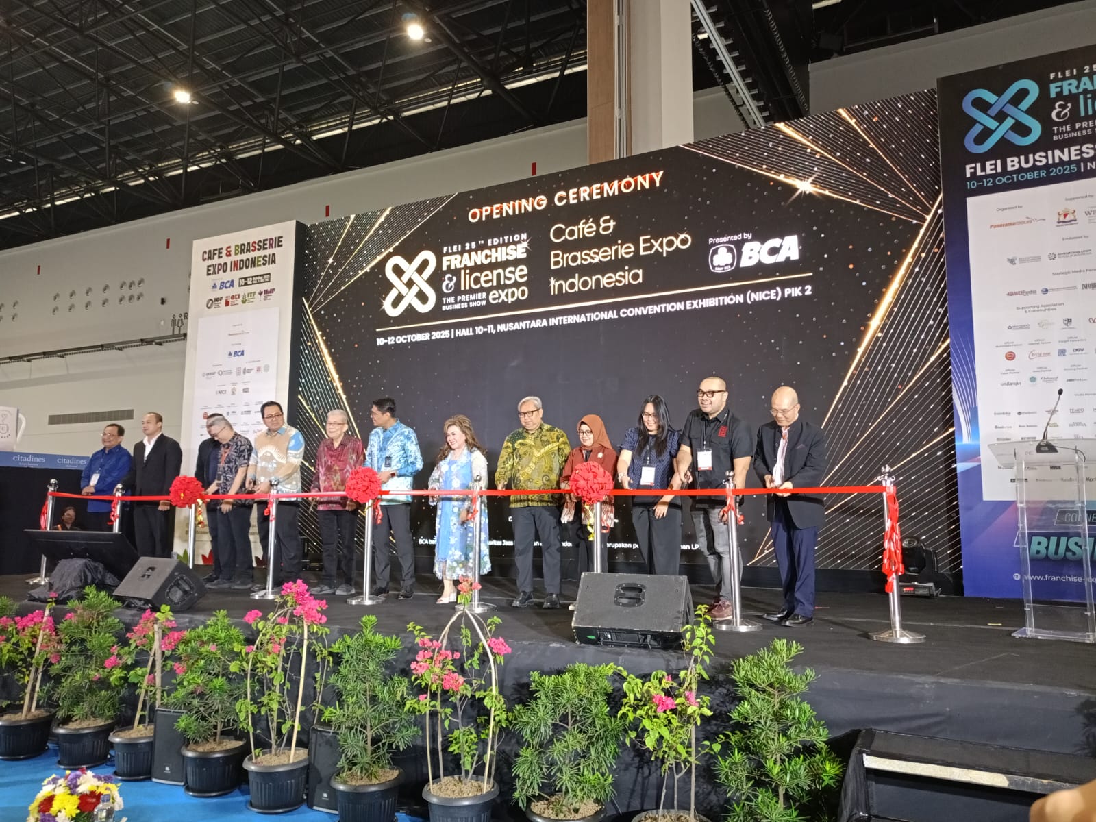FLEI Business Show 2025 dan Café Brasserie Expo Indonesia Resmi Dibuka di PIK 2, Hadirkan 150+ Peluang Bisnis dari Berbagai Sektor