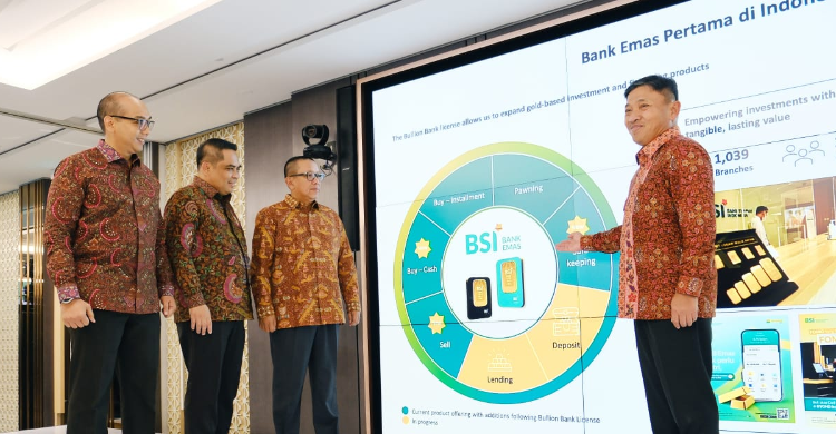 BSI Lihat Lonjakan Harga Emas Sebagai Peluang Perluas Bisnis Bullion Bank