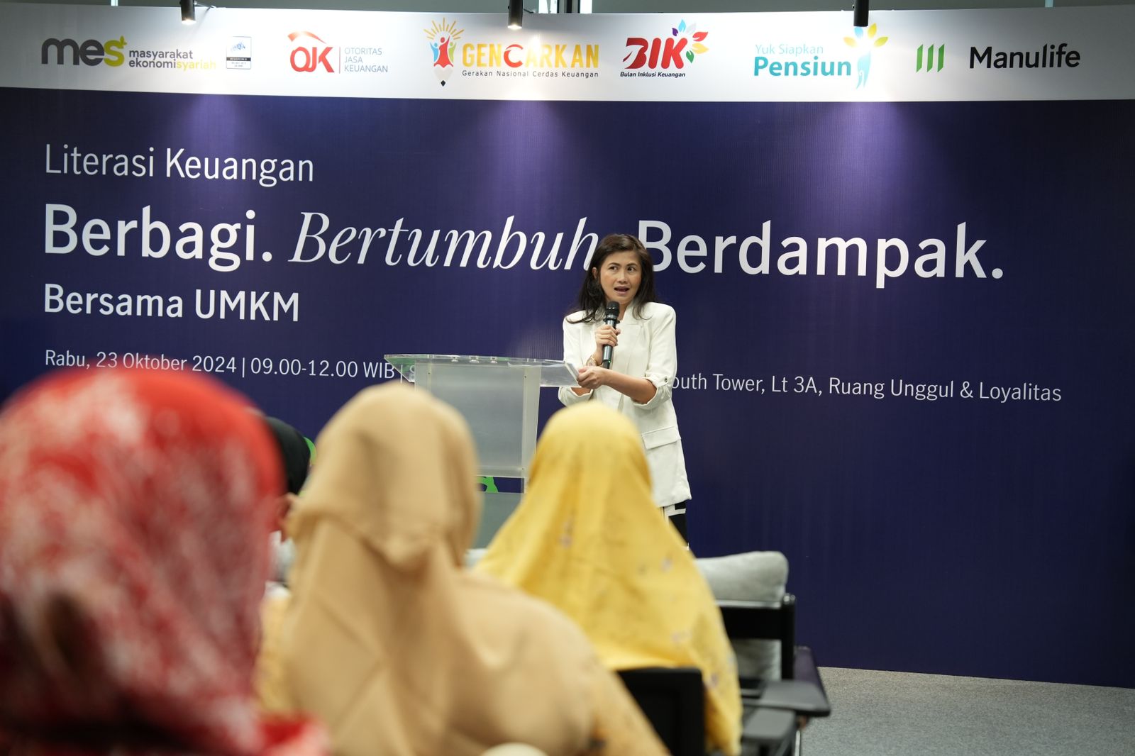 Manulife Indonesia dan MES Dorong Literasi Keuangan UMKM Lewat Program “Berbagi, Bertumbuh, Berdampak”