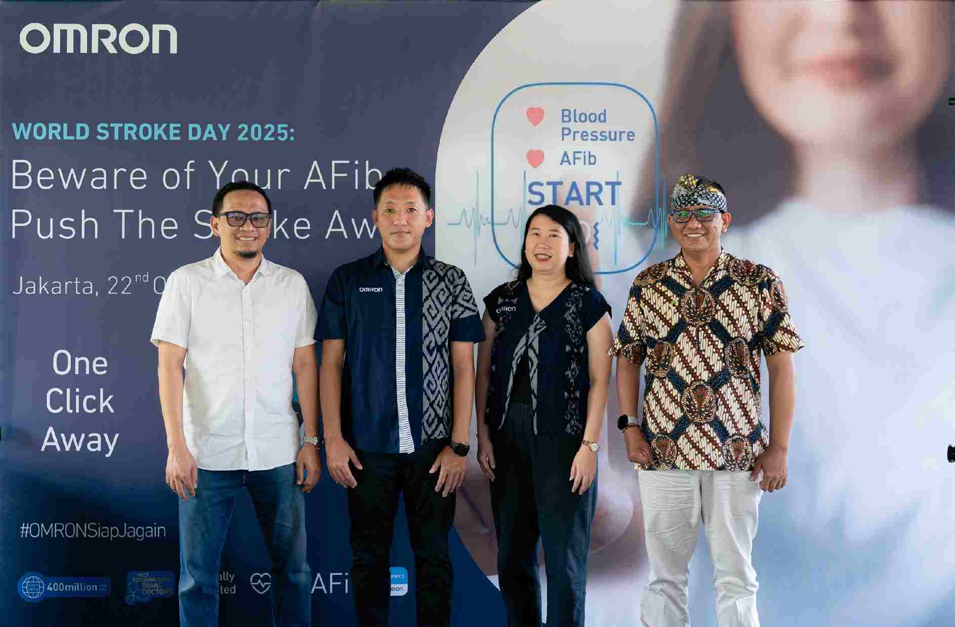Peringati Hari Stroke Sedunia, OMRON Ajak Masyarakat Waspadai Risiko Stroke Lewat Deteksi Dini AFib