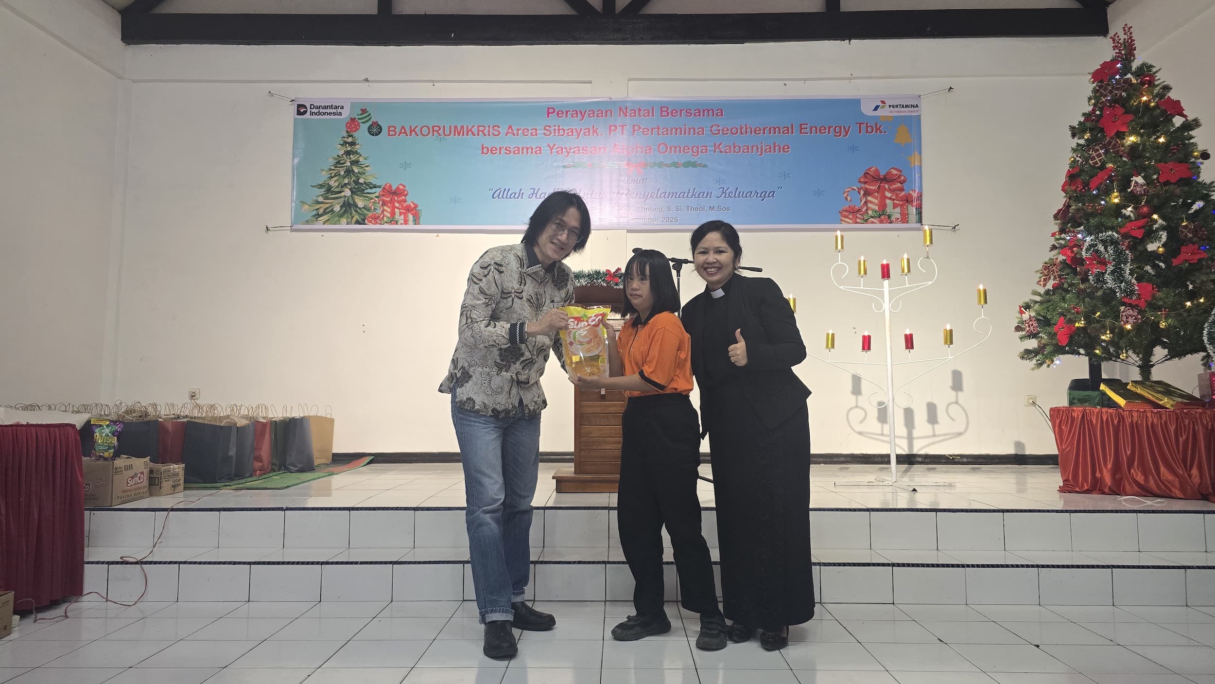 PGE Area Sibayak Berbagi Kasih Bersama Anak Penyandang Disabilitas, Maknai Natal dalam Kesederhanaan