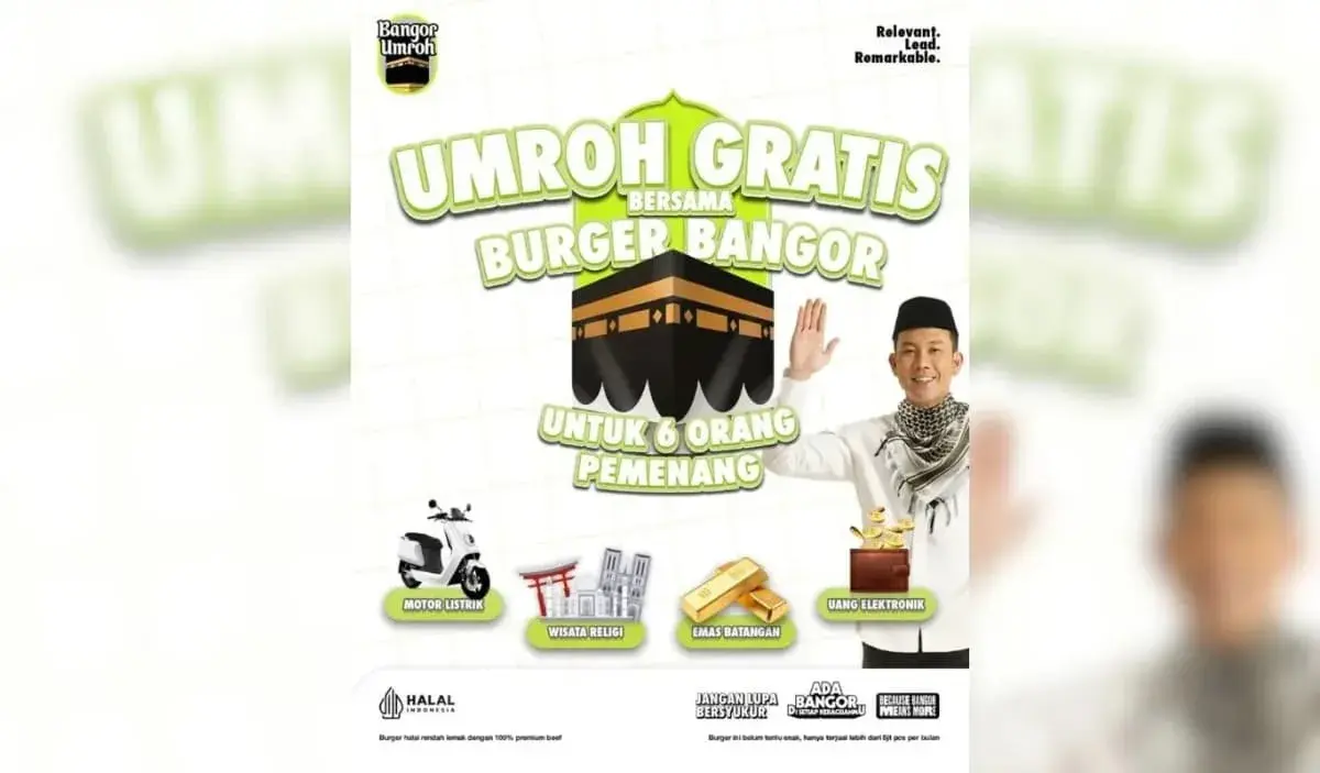 Umroh 2026 Bareng Ricky Harun Cuma di Umroh Bersama Burger Bangor!