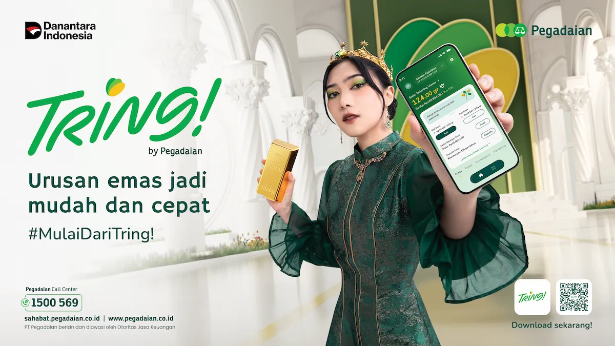 Solusi Finansial All-in-One: Tring! by Pegadaian Hadirkan Investasi Emas dan Gadai Digital Lebih Mudah