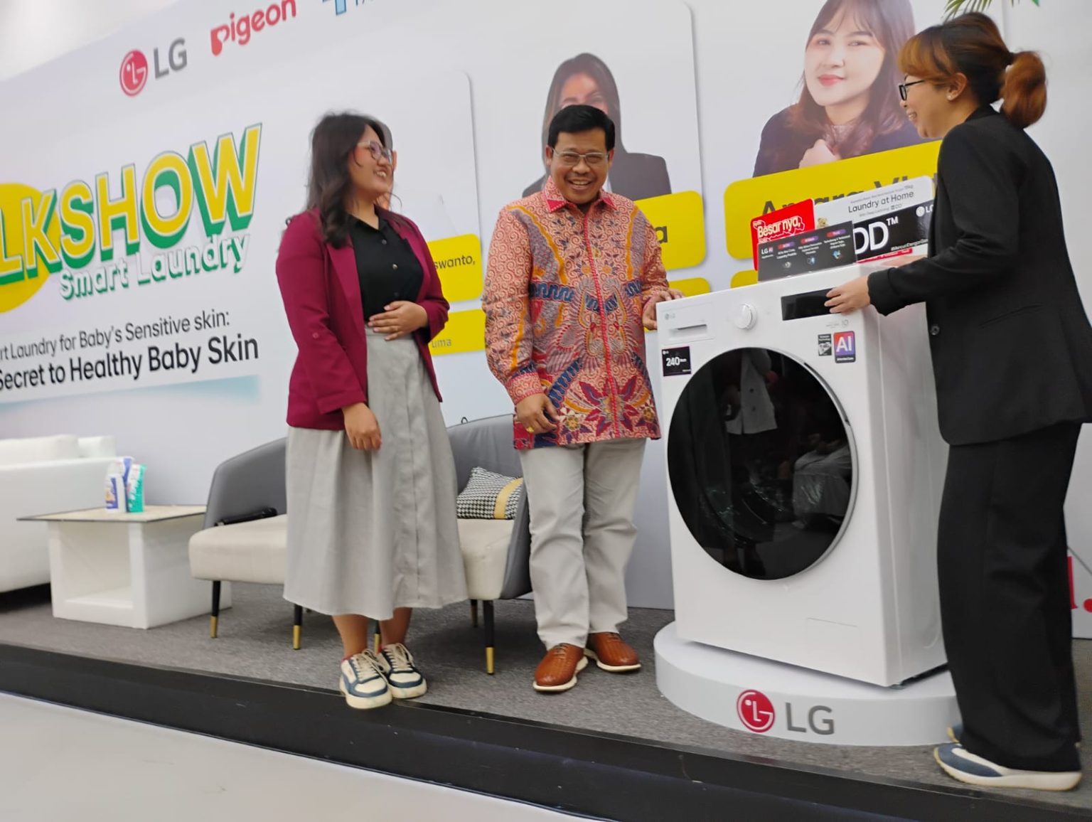 LG Perkuat Edukasi Pencucian Higienis Lewat Inovasi Mesin Cuci AI di Musim Hujan