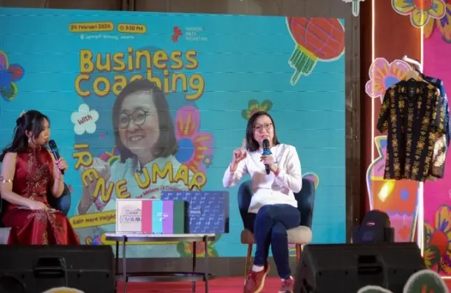 Coaching Business di Festival Imlek Nasional 2026, Irene Umar Dorong UMKM Angkat Budaya Lewat Branding dan Storytelling