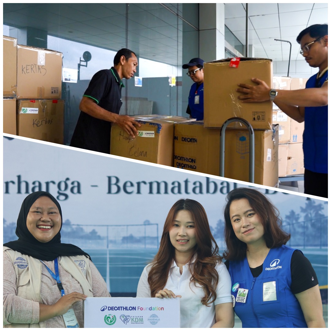 J&T Cargo Dukung Ekosistem Circular Economy, Kelola 8,2 Ton Limbah Bersama Decathlon Foundation Indonesia dan Yayasan KDM