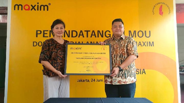 Maxim Gandeng Yayasan Cheshire Indonesia, Perluas Akses Mobilitas dan Peluang Kerja bagi Penyandang Disabilitas