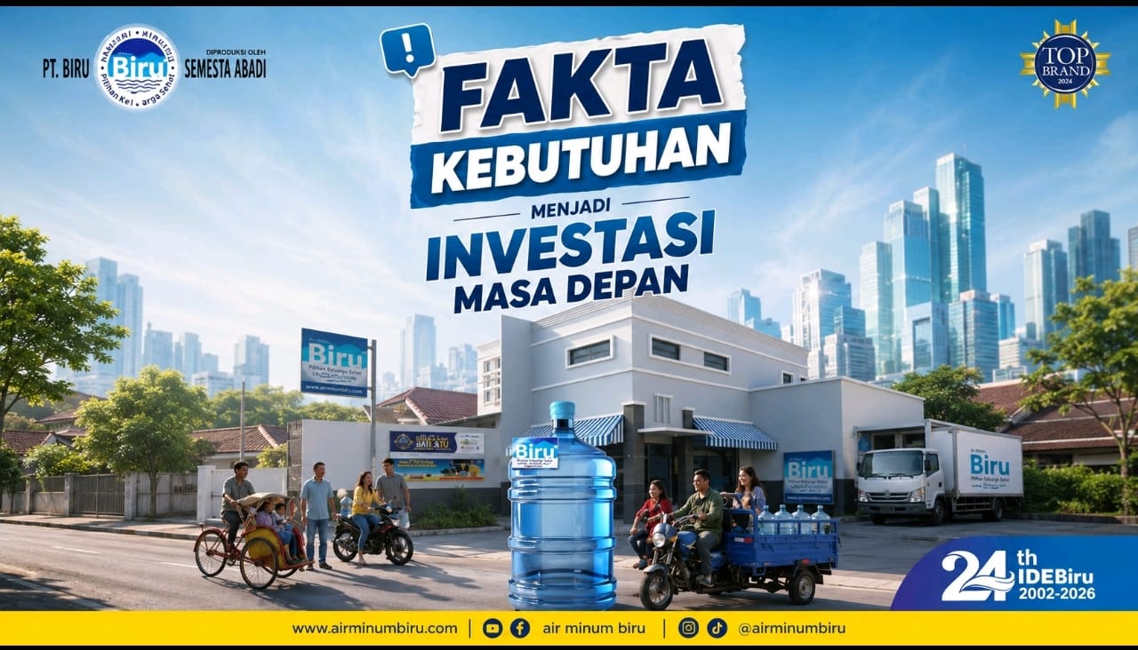 Air Minum BIRU Hadirkan Peluang Investasi Berbasis Kebutuhan Masyarakat