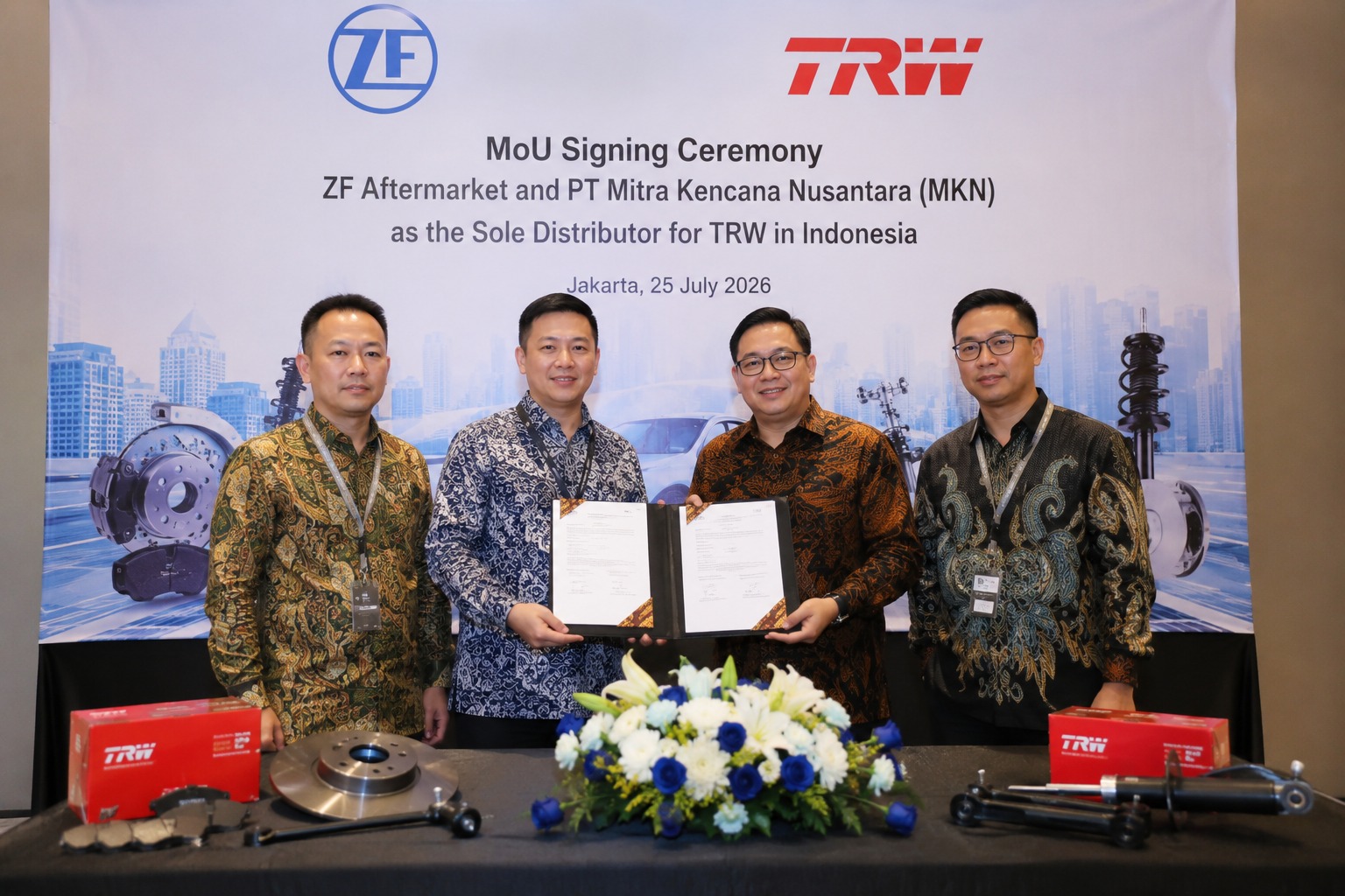 ZF Group Perkuat Pasar Aftermarket Indonesia, MKN Dipercaya Jadi Distributor Tunggal TRW