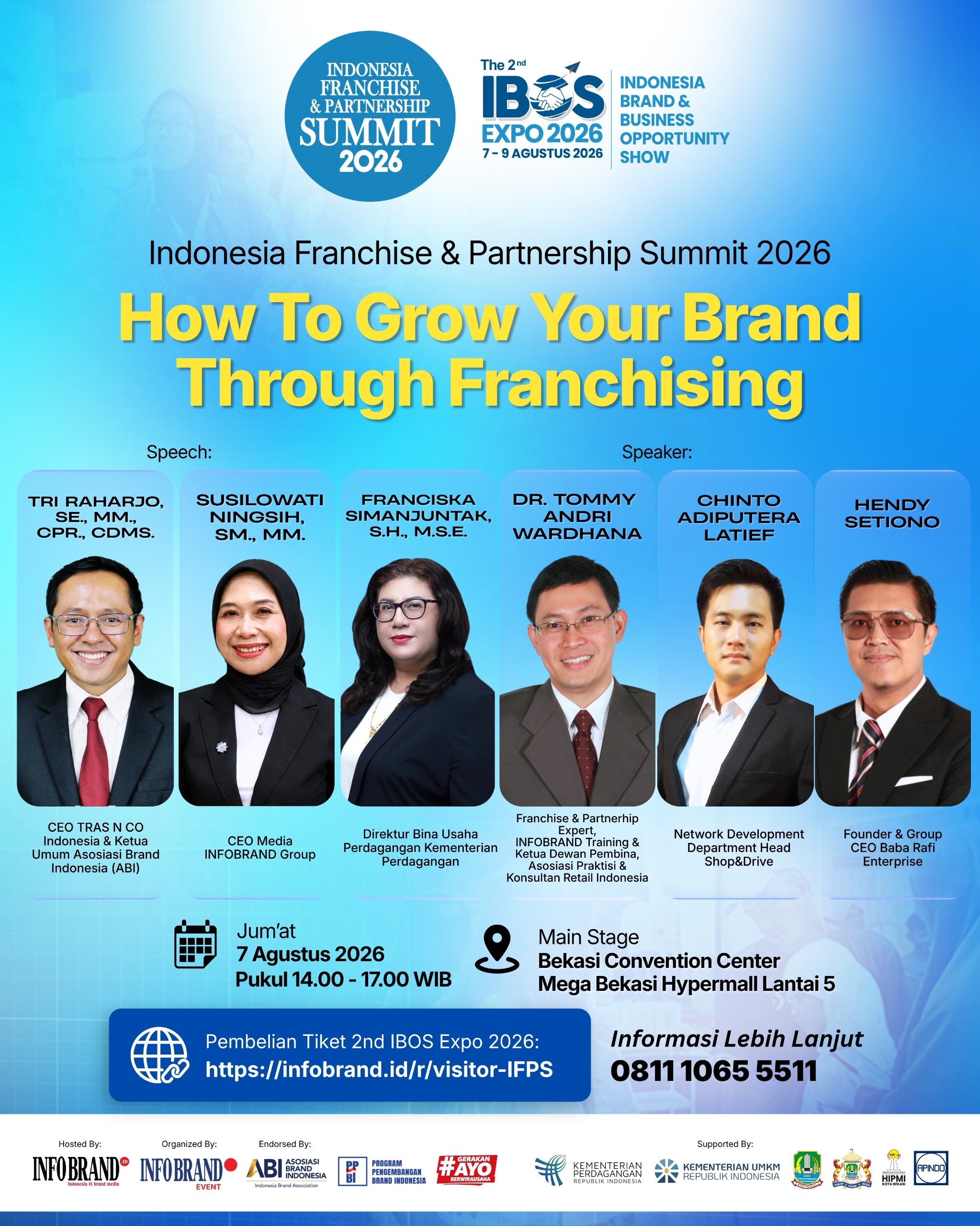 Indonesia Franchise & Partnership Summit Ditargetkan Dihadiri Ratusan Brand-Brand Peluang Bisnis