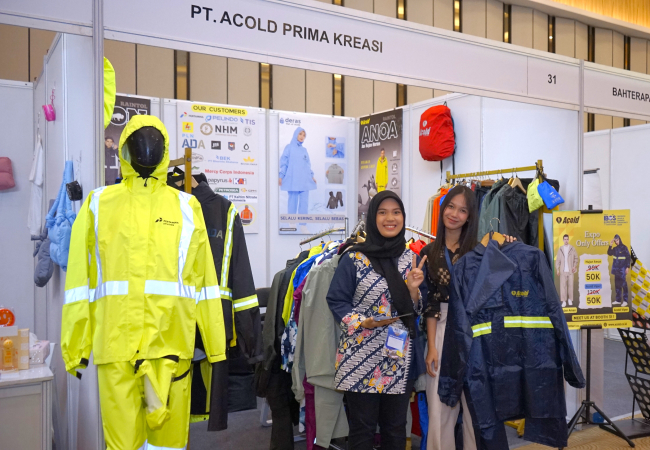 Dari OEM hingga Distributor, PT Acold Prima Kreasi Buka Peluang Bisnis Jas Hujan di IBOS Expo 2026