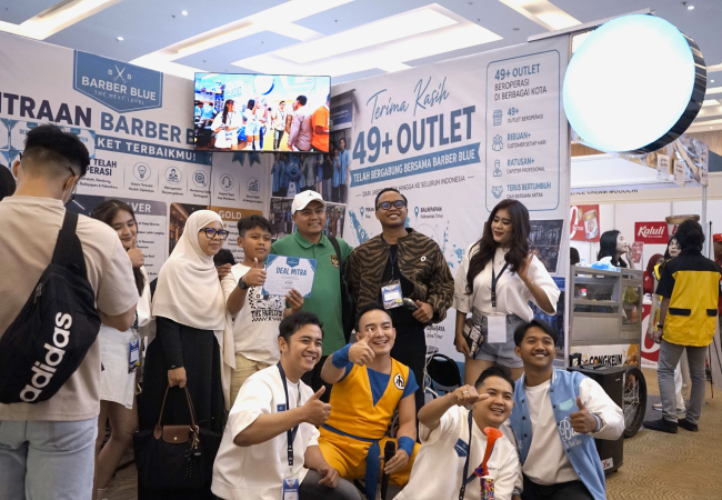 Tampil di IBOS Expo 2026, Barberblue Dorong Ekspansi Bisnis Barbershop Modern