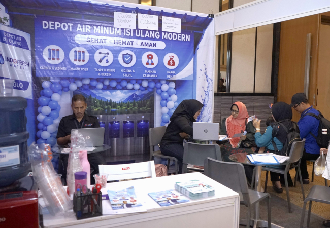 Indofresh Water Kenalkan Peluang Franchise Depot Air Minum di IBOS Expo 2026