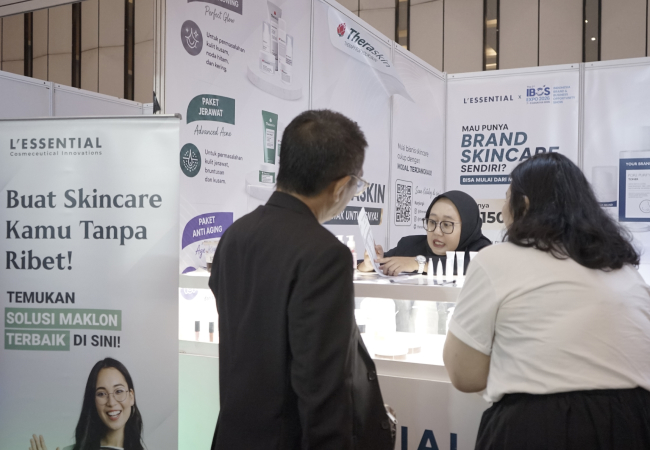 Theraskin Tawarkan Maklon Kosmetik Mulai 100 Pcs, Perkenalkan Peluang OEM di IBOS Expo 2026