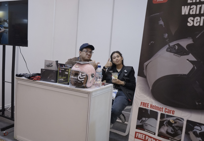 RSV Store Buka Peluang Bisnis Riding Gear, dari Investor hingga Reseller di IBOS Expo