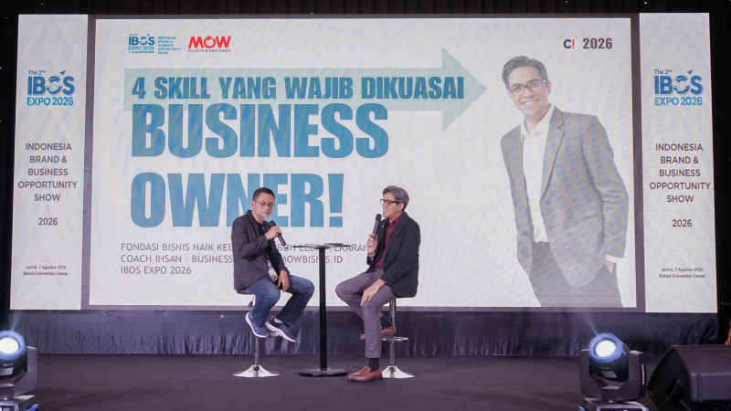 Coach Ihsan MOW Bisnis: IBOS Expo Buka Peluang bagi Pelaku Usaha untuk Naik Kelas