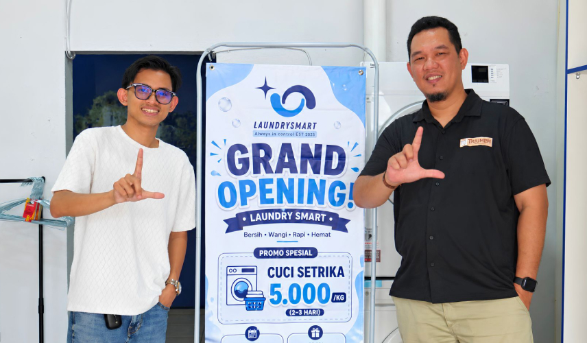 Berawal dari IBOS Expo, Zenji Kini Miliki Usaha Laundry di Bekasi